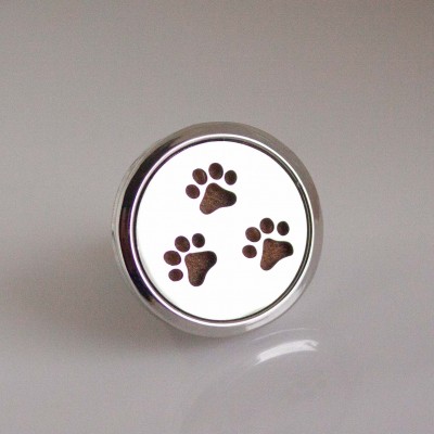 Paw Print Car Locket